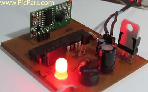 برد فرستنده کنترل موتور DC با موج PWM